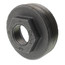 3" x 1" Black Hex Bushing