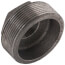 3" x 1-1/4" Black Hex Bushing
