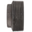 3" x 1-1/4" Black Hex Bushing
