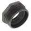 3" x 2" Black Hex Bushing