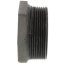 3" x 2" Black Hex Bushing