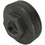 4" x 1-1/4" Black Hex Bushing
