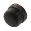 1/4" Black Cap
