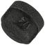 1/4" Black Cap
