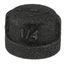 1/4" Black Cap