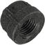 1/4" Black Cap