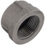 1" Black Cap