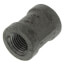 1/4" Black Coupling