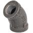 3/8" Black 45° Elbow
