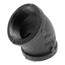 1-1/2" Black 45° Elbow