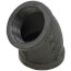 1-1/4" Black 45° Elbow