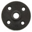 1/4" Black Malleable Iron Floor Flange