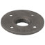 1" Black Floor Flange