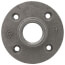 1" Black Floor Flange