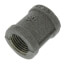 1/2" Black Malleable Iron Right & Left Coupling