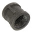1" Black Malleable Iron Right & Left Coupling