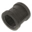 1" Black Malleable Iron Right & Left Coupling