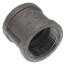 1-1/2" Black Malleable Iron Right & Left Coupling