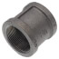 1-1/2" Black Malleable Iron Right & Left Coupling
