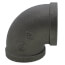 2" Black 90° Elbow