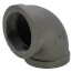 2" Black 90° Elbow