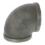 6" Black 90° Elbow