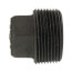 1-1/4" Black Plug