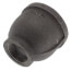 2-1/2" x 1-1/4" Black Reducing Coupling