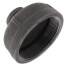 4" x 1-1/4" Black Reducing Coupling