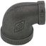 1/2" x 1/4" Black 90° Reducing Elbow