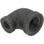 1/2" x 1/4" Black 90° Reducing Elbow