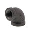 1/2" x 3/8" Black 90° Reducing Elbow