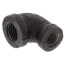 1/4" x 1/8" Black 90° Reducing Elbow