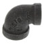 1/4" x 1/8" Black 90° Reducing Elbow