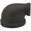 1-1/2" x 1/2" Black 90° Reducing Elbow