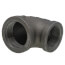 1-1/2" x 1-1/4" Black 90° Reducing Elbow
