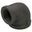 2" x 1-1/4" Black 90° Reducing Elbow