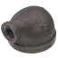 2-1/2" x 3/4" Black 90° Reducing Elbow