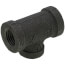 1/4" x 1/4" x 1/8" Black Reducing Tee