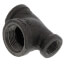 3/4" x 1/2" x 1" Black Reducing Tee