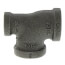 1/2" x 1/4" x 1/2" Black Reducing Tee