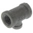 3/8" x 3/8" x 1/8" Black Reducing Tee