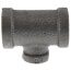 3/8" x 3/8" x 1/8" Black Reducing Tee