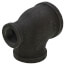1-1/2" x 3/4" x 1-1/4" Black Reducing Tee