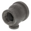 1-1/2" x 1" x 1/2" Black Reducing Tee