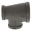 1-1/2" x 1" x 1" Black Reducing Tee
