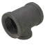 1-1/4" x 1-1/4" x 3/4" Black Reducing Tee