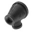 1-1/4" x 1/2" x 1/2" Black Reducing Tee