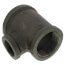 2" x 1-1/2" x 1" Black Reducing Tee