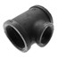 3" x 3" x 2" Black Reducing Tee